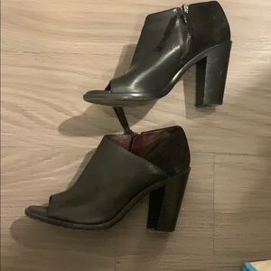 Rag and bone open toe booties